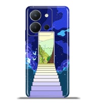 Vivo Y36 Kapak HD Renkli Dizayn Silikon Kılıf - Hayal Merdiveni