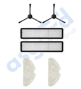 Dreame D10S, D10S PRO, D9 MAX GEN2 Uyumlu 2 Yan Fırça 2 Filtre 2 Mop PKT-iasgf0000237