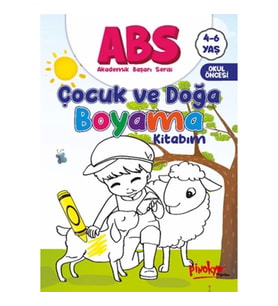 ABS 4-6 Yaş Çocuk ve Doğa Boyama Kitabım
