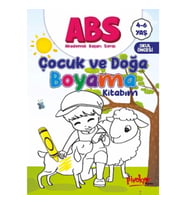 ABS 4-6 Yaş Çocuk ve Doğa Boyama Kitabım