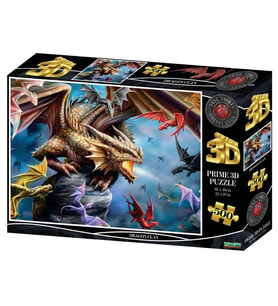 Prime 3D - Dragon Clan 500 Parça Yetişkin Puzzle 10328