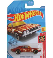 Hot Wheels '69 Dodge Charger 500 - Uzun Kart - GHG09 - 2017 - HW Flames (1/64)