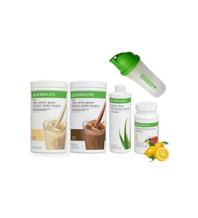 Set 2 Adet Vanilya Shake 1 Ad. Aloevera 1 Ad. Limon Çay 50 gr Ve Shaker