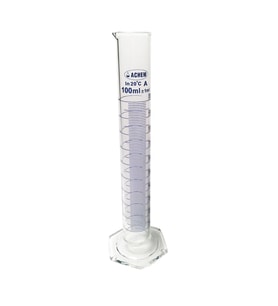 100ml Cam Mezür Uzun Form Renkli Skala, Hassas Ölçüm Aracı