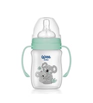 Wee Baby Safari Kulplu PP Biberon 150 ml 0-6 ay  (no:2 geniş ağızlı biberon emzi