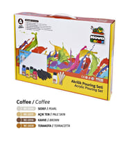 Nova Color Akrilik Pouring Set COFFEE 