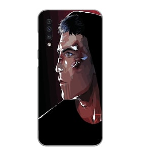 Samsung Galaxy A70 Uyumlu Punisher Tasarımlı Şeffaf Telefon Kılıfı