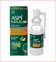 Aspinatura Boğaz Spreyi Nane-Limon Aromalı 20 ml