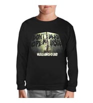 Walking Dead Siyah Çocuk Sweatshirt