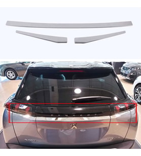 Peugeot 2008 Bagaj Üst Kromu Nikelajı 2020-2021