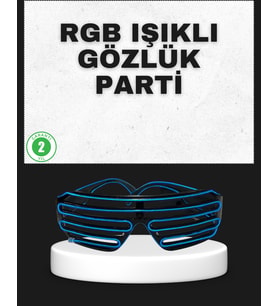Parti Organizasyonlara Özel Led Işıklı Gözlük - Lisinya