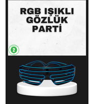 Parti Organizasyonlara Özel Led Işıklı Gözlük - Lisinya
