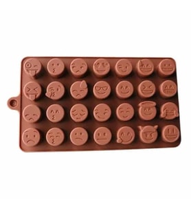 Çikolata Kalıbı - Silikon - Karışık Emoji