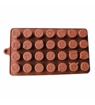 Çikolata Kalıbı - Silikon - Karışık Emoji