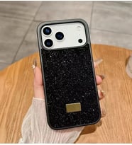 İphone 17 Pro İle Uyumlu İnce Parlak Taşlı Premium Sw Telefon Kılıfı