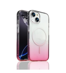 Apple iPhone 15 Uyumlu Kılıf M-Safe Şarj Özellikli Zore Septik Silikon Kapak (Pembe)