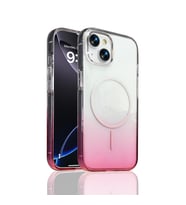 Apple iPhone 15 Uyumlu Kılıf M-Safe Şarj Özellikli Zore Septik Silikon Kapak (Pembe)