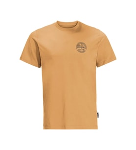Jack Wolfskin Campfire Erkek Outdoor T-Shirt - Sarı