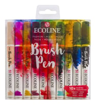 Talens Ecoline Brush Pen 10lu Set Stilist 9808