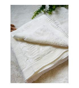 Bebek triko battaniye içi welsoft dışı triko 90x80