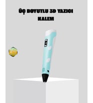 3d Kalem Ergonomik Ve 1.75 Mm Filament Destekli Fdm Yazıcı Kalemi