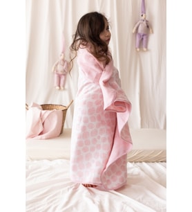 Bebe Marin Seashell Müslin Bebek Battaniyesi Pembe 120x120 cm