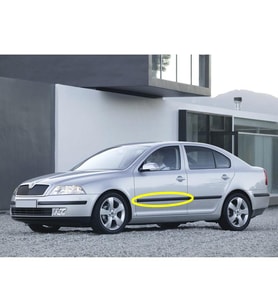 Skoda Octavia 2 A5 2005-2008 Sol Ön Kapı Koruma Çıtası 1Z0853515C
