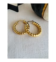 GOLD RENK BURGU ÇELİK KÜPE ACR8862