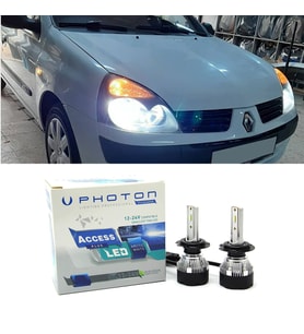 Renault Clio 2 Led Xenon Uzun Far Ampulü H1 Access Yeni Seri Beyaz 2002-2006