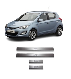 Hyundai i20 Krom Kapı Eşiği Takımı 2012-2014 Paslanmaz Çelik