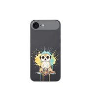 iPhone 17 Air ile Uyumlu Splash Mirket Tasarımlı Şeffaf Silikon Kılıf