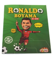 Ronaldo Çıkartmalı Maskeli Boyama Kitabı
