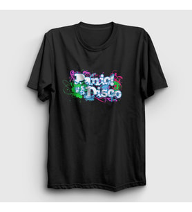 Presmono Unisex Siyah Decor Panic! at the Disco T-Shirt 72313tt