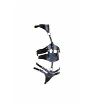 Mulvxbrf Brf02 Siyah Harness Takım Ayarlanabilir Tokalı Deri Vücut Korse - Brf1321 (Mulvix)