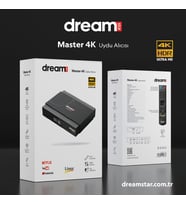 DREAMSTAR Master 4K Uydu Alıcısı (Siyah)