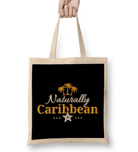 Naturally Caribbean Novelty Vacation Bez Çanta Uzun Saplı