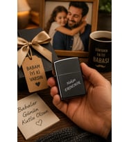 İsime Kişiye Özel İsim Yazılı Metal Benzinli Çakmak Premium Hediye Dolu Gönderim