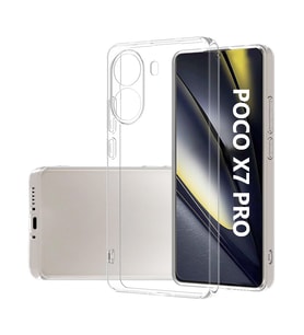 Xiaomi Poco X7 Pro Kılıf Şeffaf Silikon Hibrit Case Kapak