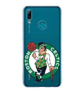 Huawei P Smart 2019 Uyumlu Kapak Boston Celtics Tasarımlı Şeffaf Silikon Kılıf