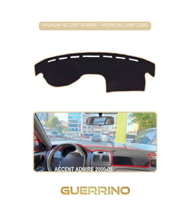 HYUNDAİ ACCENT ADMİRE/MİLENİUM 2000-2006TORPİDO KORUMA HALISI BEJ KENAR