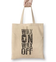 Wax On Wax Off Karate Kid Miyagi Bez Çanta Uzun Saplı