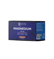 Q Natura Series, Magnezyum (Malat, Glisinat, Taurat) Portakal Aromalı 30 Saşe