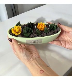 Studio Moon's Sandal Ağacı Kokulu Doğanın Fısıltısı Mum