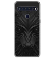 TCL 10L Kılıf Desenli Silikon Black Fox 1325