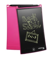 Volkano Doodle Writing Tablet Lcd 8.5 Inç Dijital Kalemli Çizim Yazı Tahtası Grafik Not Yazma Eğitim Tableti Pembe VK-850-PK