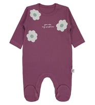 Civil Baby My Sunshine Baskılı 1-9 AY Tulum - Pembe (Gül Kurusu)