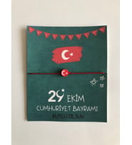 29 Ekim Cumhuriyet Bayramı Hediye Bileklik (20 Adet)