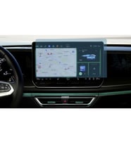 Volkswagen Tiguan 12.9 inç Multimedya Ekran Koruyucu Şeffaf