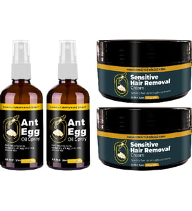 Ant Egg Oil & Cream 2 Şer Adet : Ağda50 Ml Karınca Yumurtası Yağı 50 Ml Kremi Tüydökücü Set