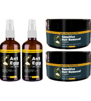 Ant Egg Oil & Cream 2 Şer Adet : Ağda50 Ml Karınca Yumurtası Yağı 50 Ml Kremi Tüydökücü Set